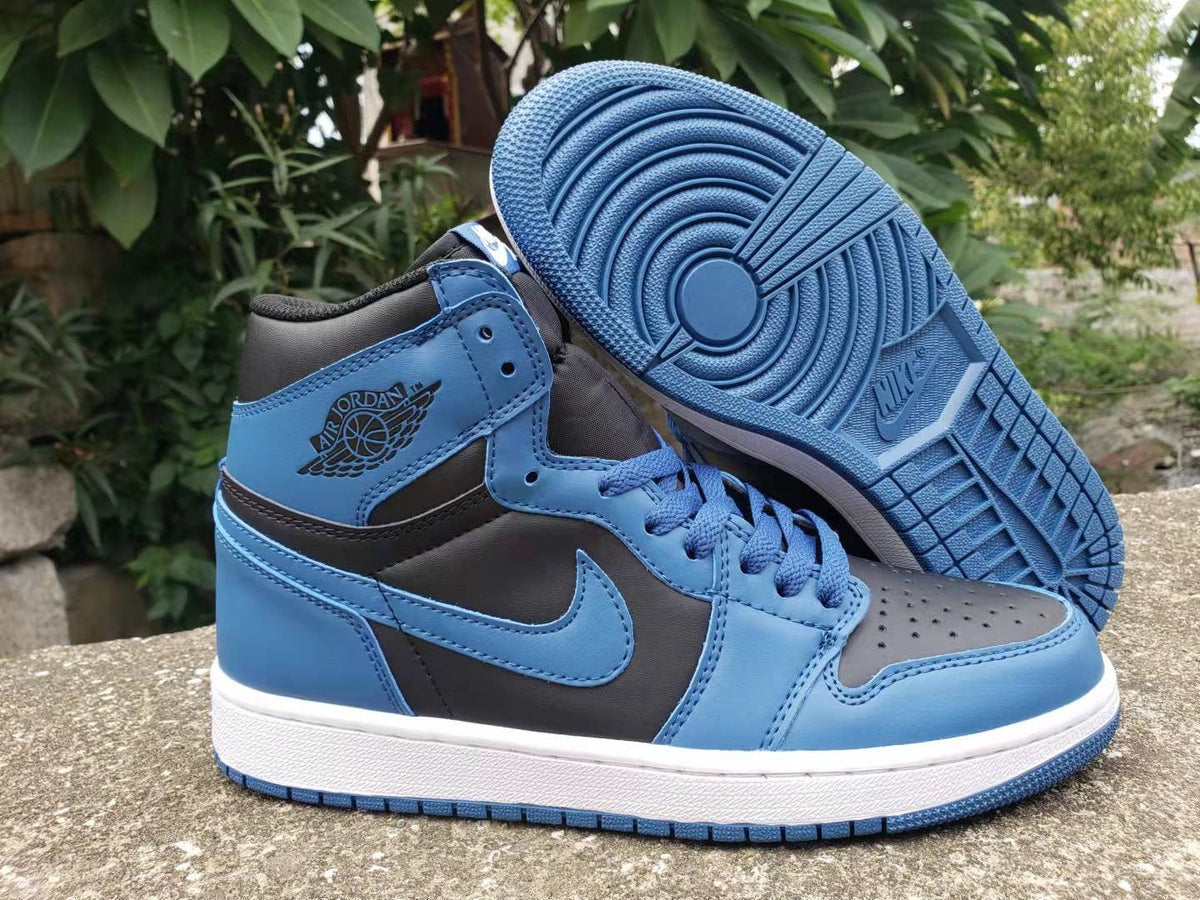 AJ 1 High OG Dark Marina Blue Shoes Sneakers - nk0001745 image 4