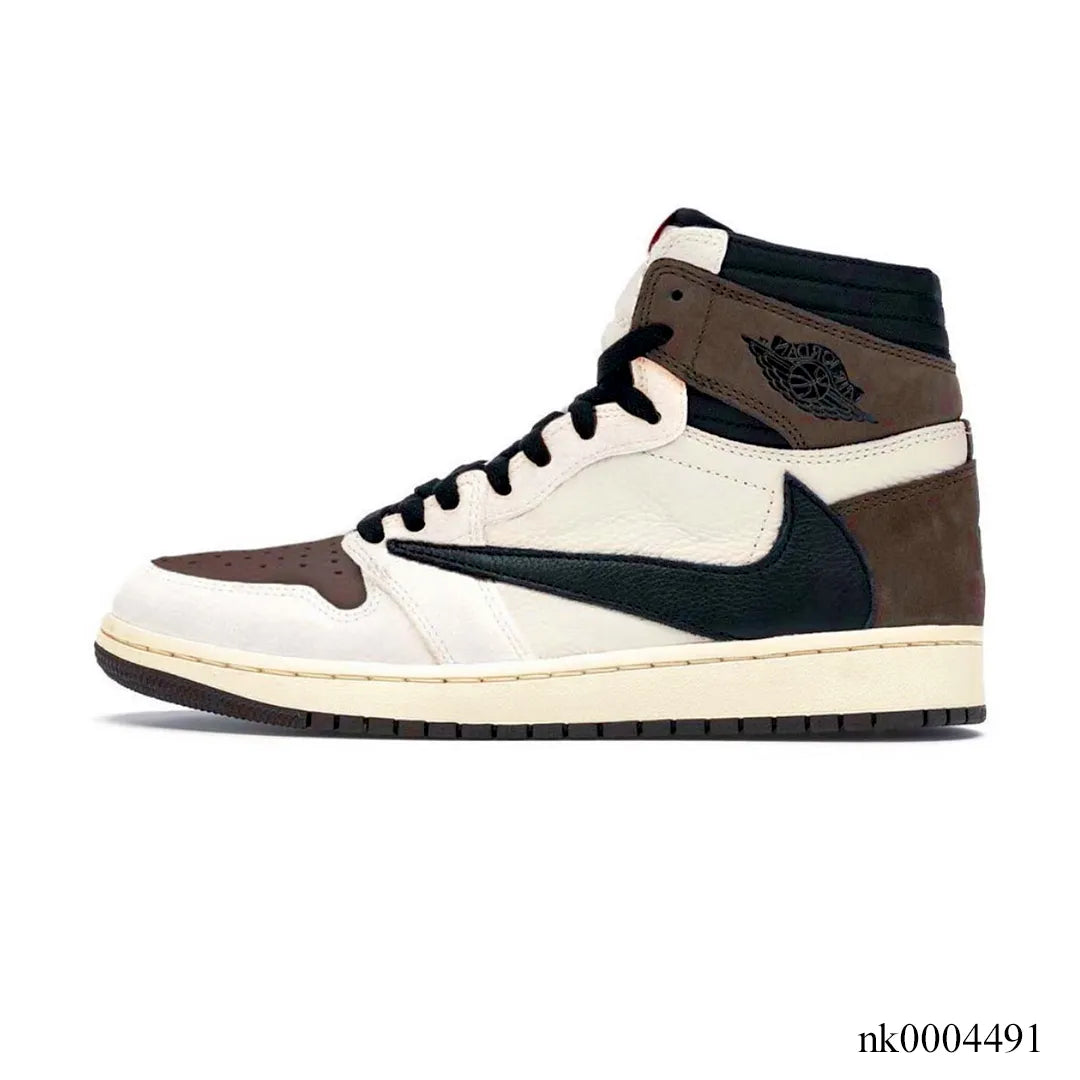 Travis Scott x AJ 1 High OG SP Reverse Mocha Shoes Sneakers – nk0004491 image 1