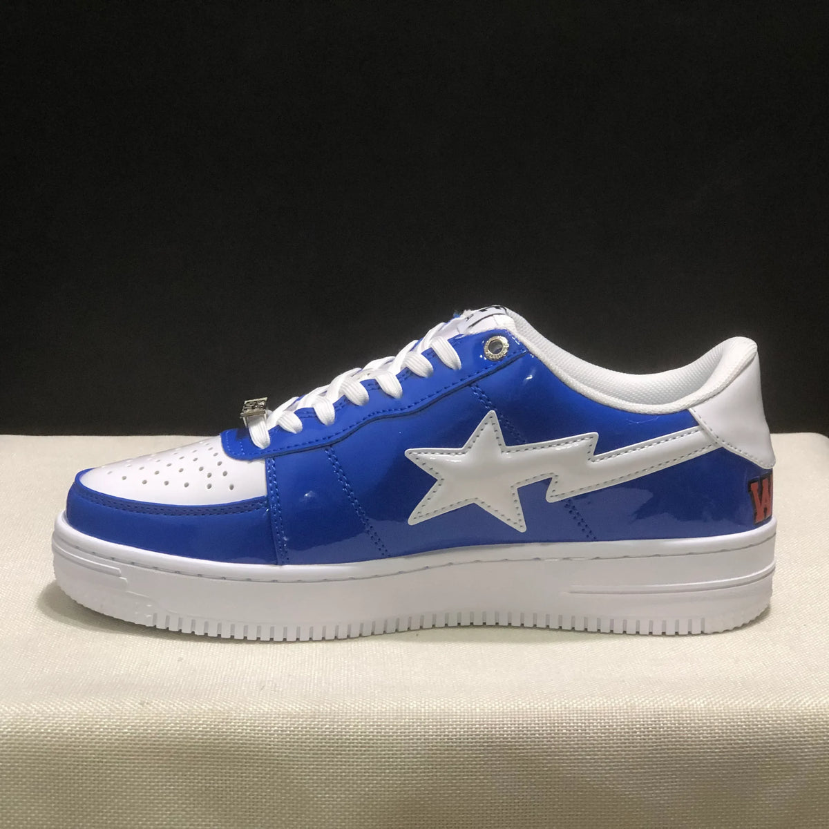 Bapesta Low M1 'Shark Face - Blue' Shoes Sneakers - nk0005526 image 3