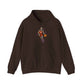 Halloween Basketball Hooded Sweatshirt - S, Dark Chocolate image