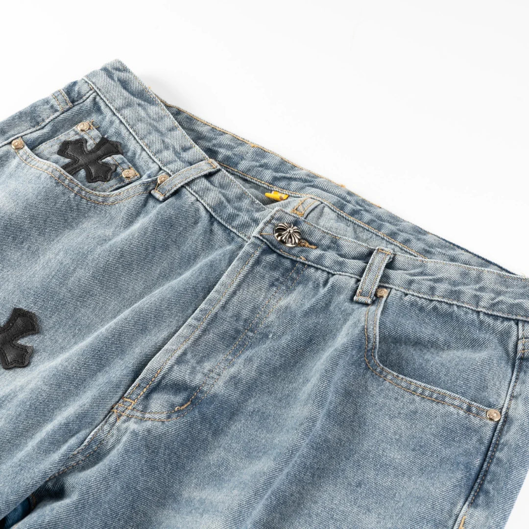 CH Cross Patch Jeans - CH0105 image 2
