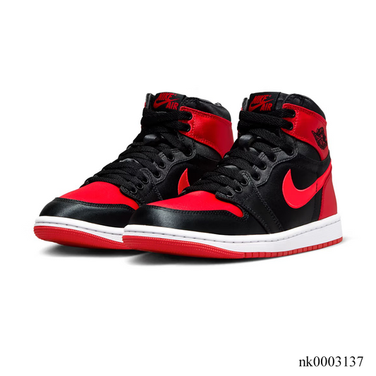 AJ 1 Retro High OG Satin Bred Shoes Sneakers - nk0003137 image 2