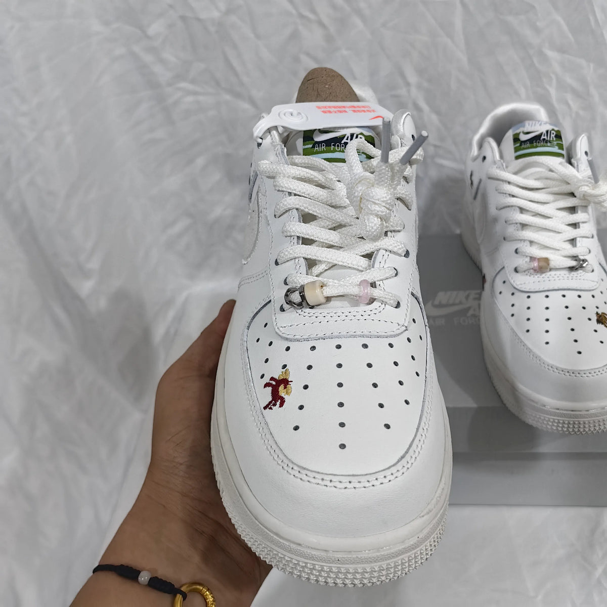 Air Force 1 Chenille Swoosh Year Of The Horse Shoes Sneakers - nk0004808 image 6