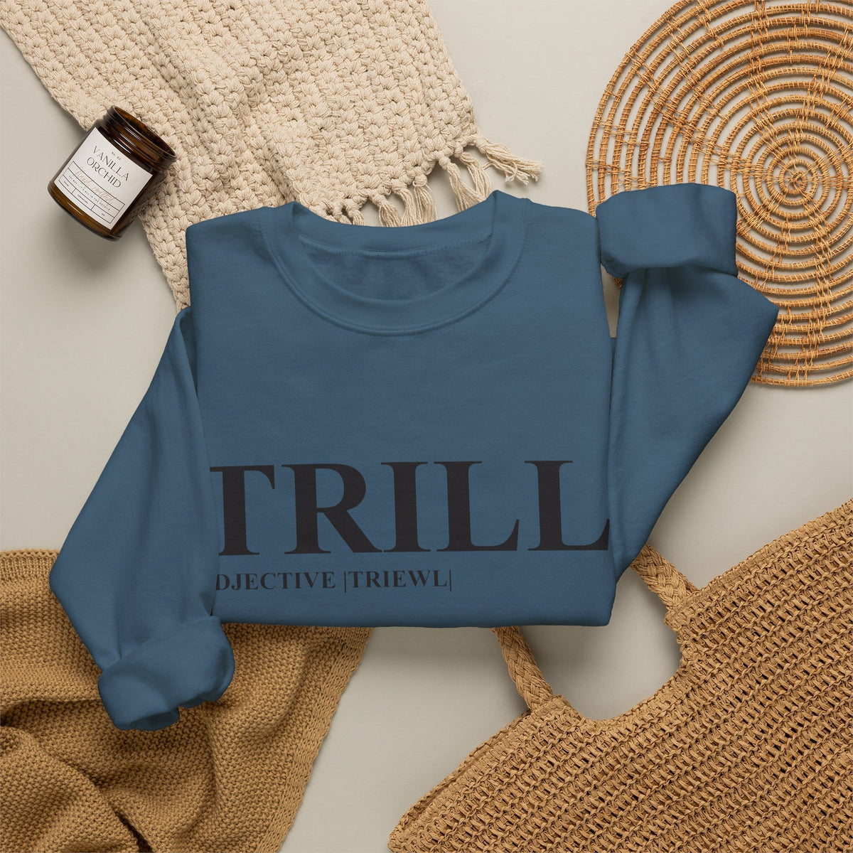 Trill Definition Crewneck Sweatshirt image 43