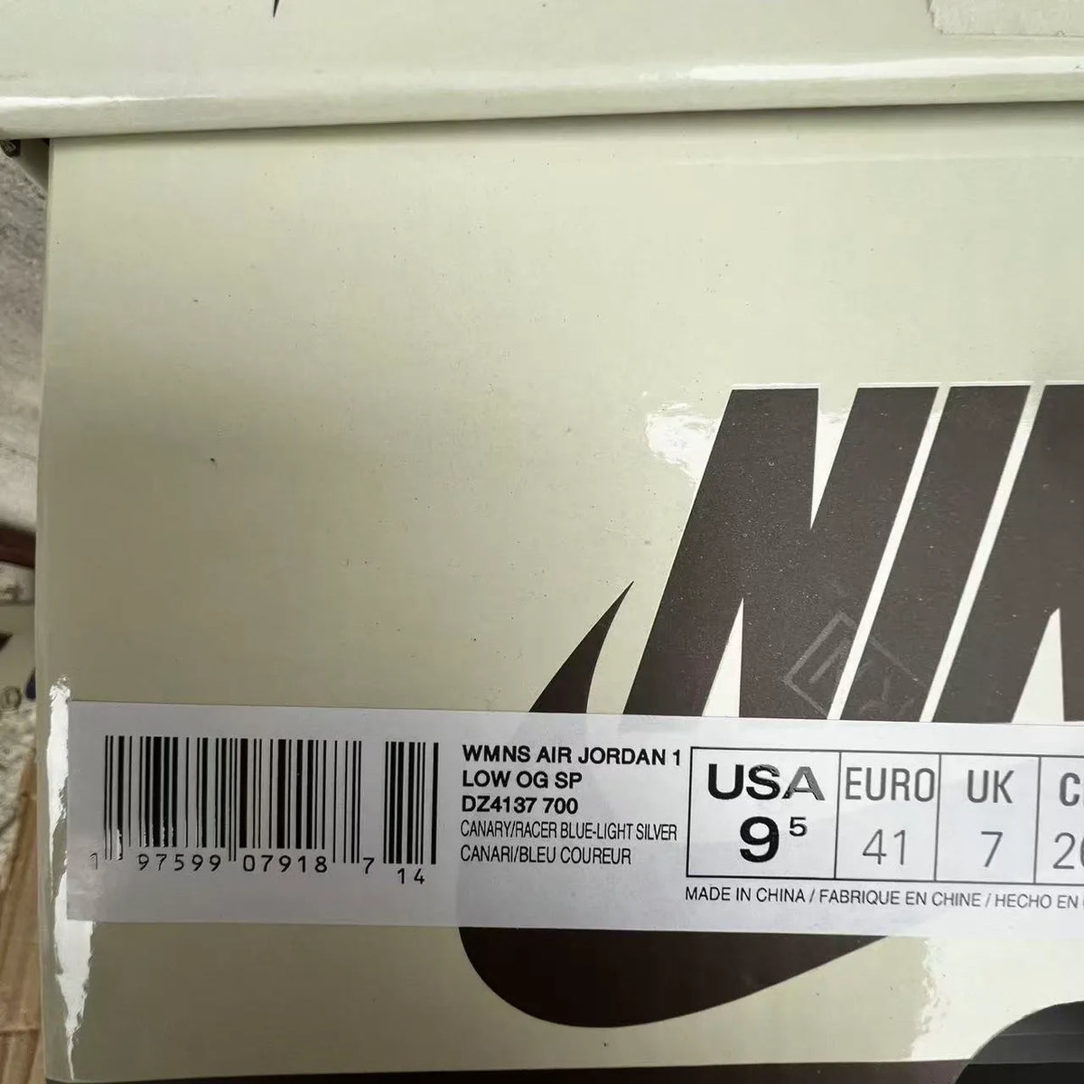 Travis Scott x AJ 1 Retro Low Canary Shoes Sneakers - nk0004957 image 14