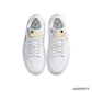 AJ 1 Low White/Metallic Gold Shoes Sneakers - nk0004079 image 3