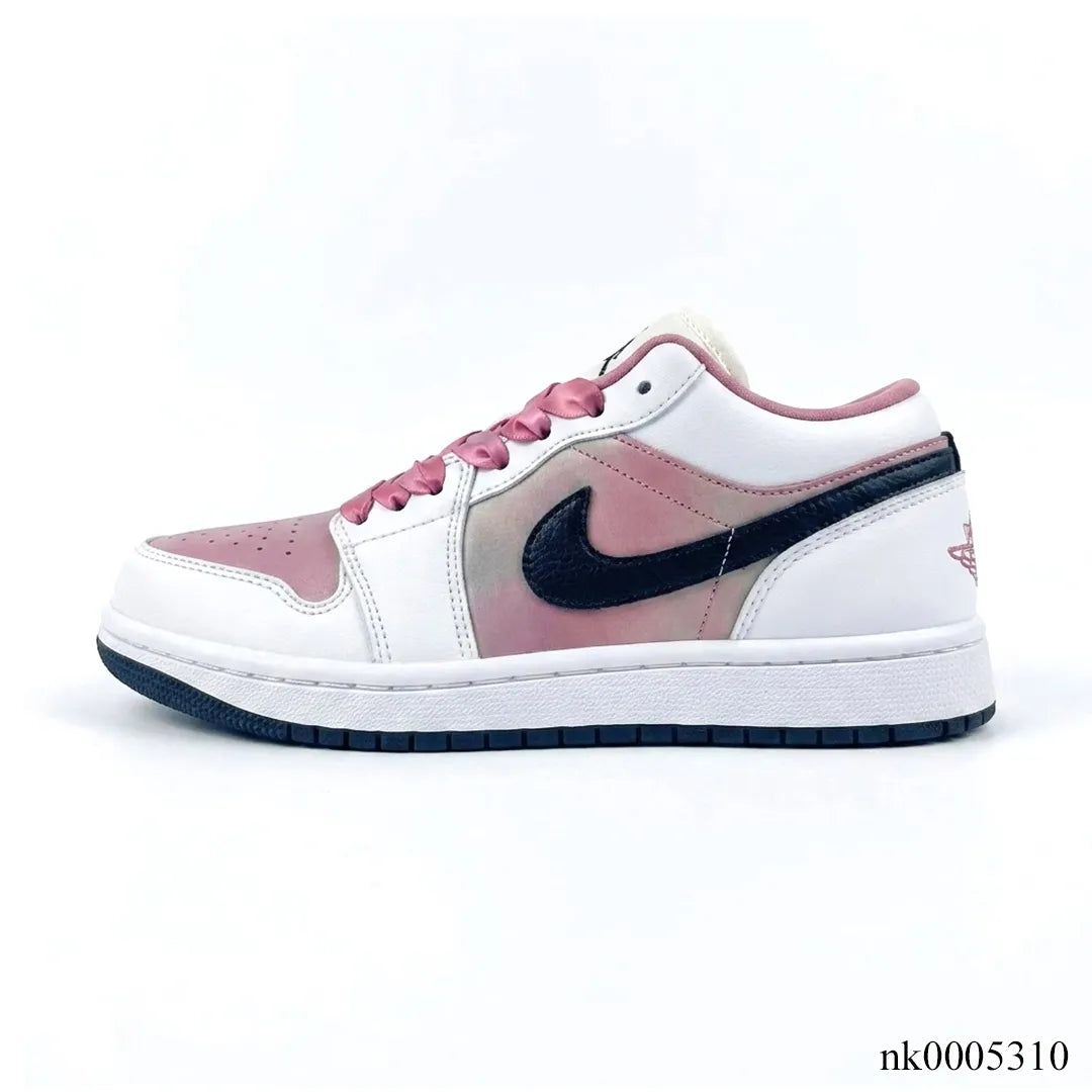 AJ 1 Low SE White Black Desert Berry Shoes Sneakers – nk0005310 image 1