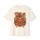 Trick or Treat Unisex Oversized Boxy Tee - Natural, L image