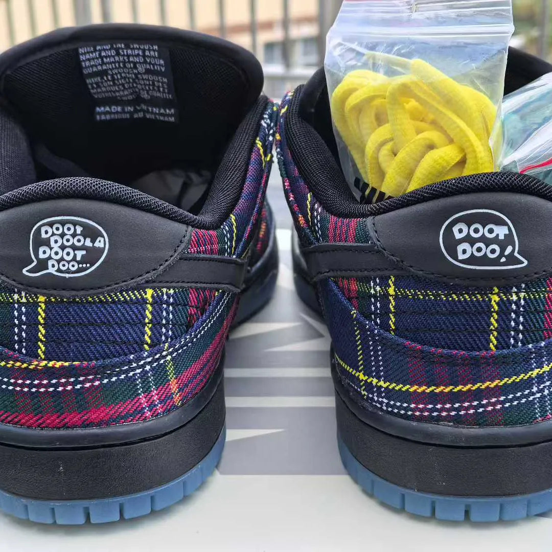 Nardwuar x Dunk Low SB Pro Tartan Shoes Sneakers - nk0004674 image 7