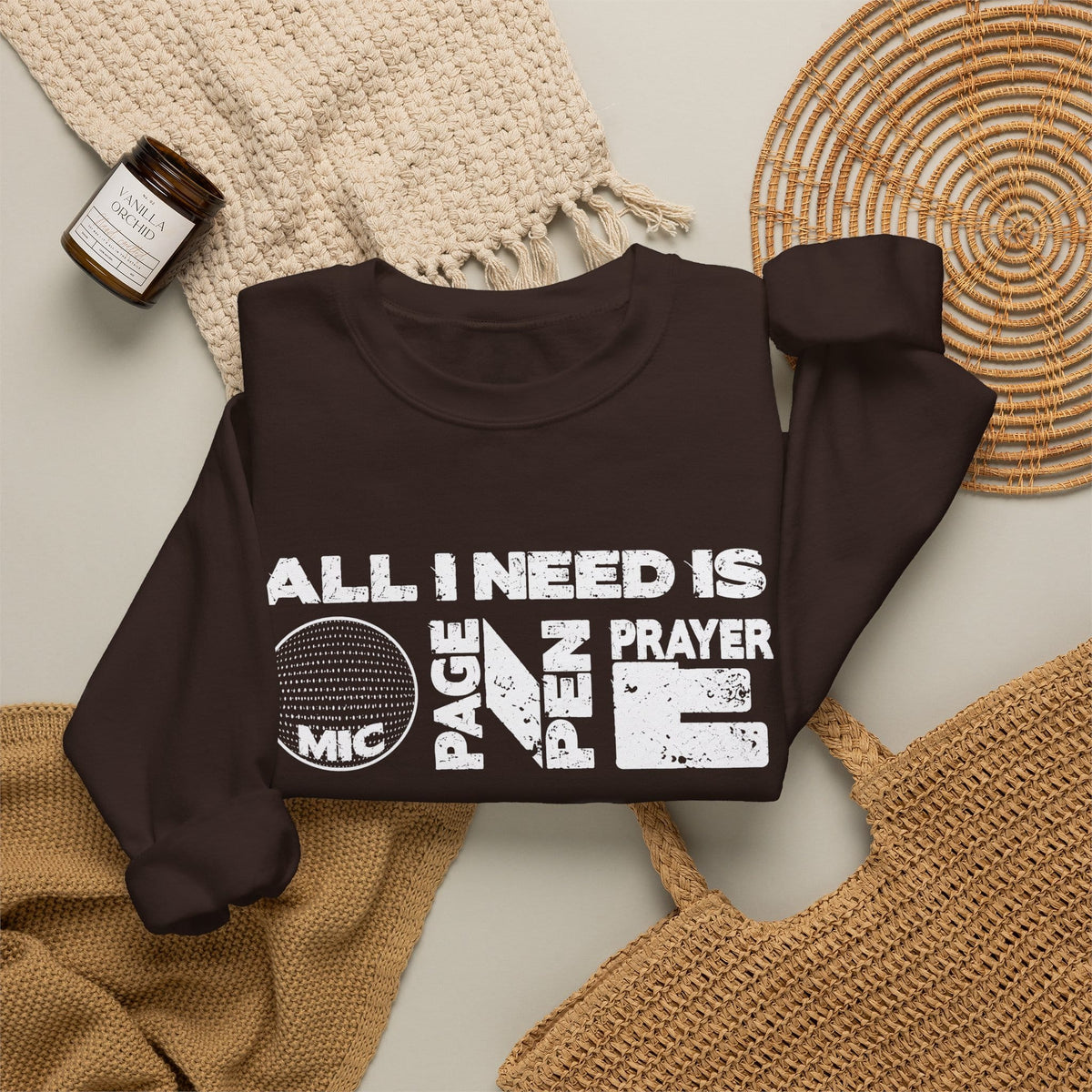 ALL_I_NEED_IS Crewneck Sweatshirt image 19