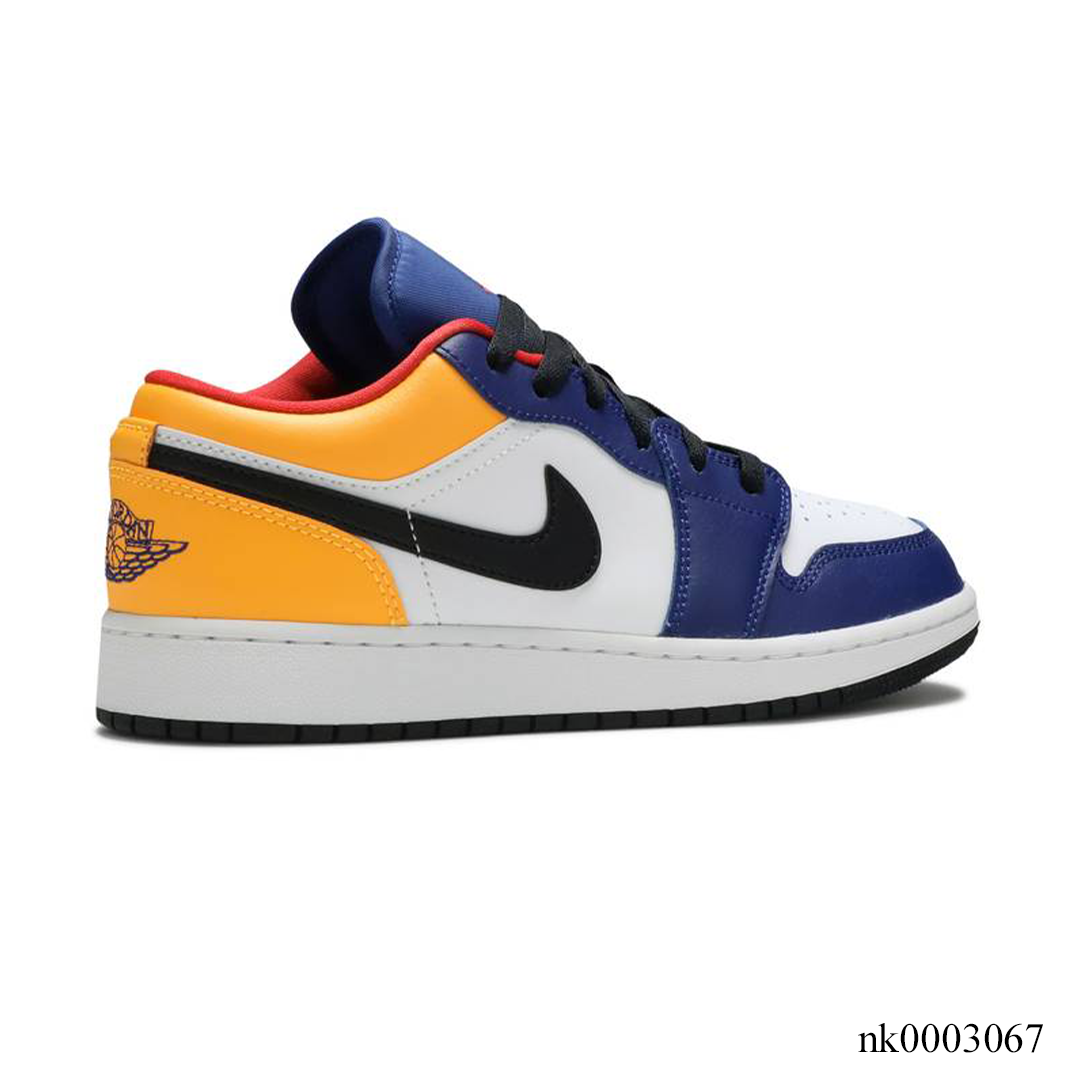 AJ 1 Low GS 'Royal Yellow' (Premium) Shoes Sneakers - nk0003067 image 3