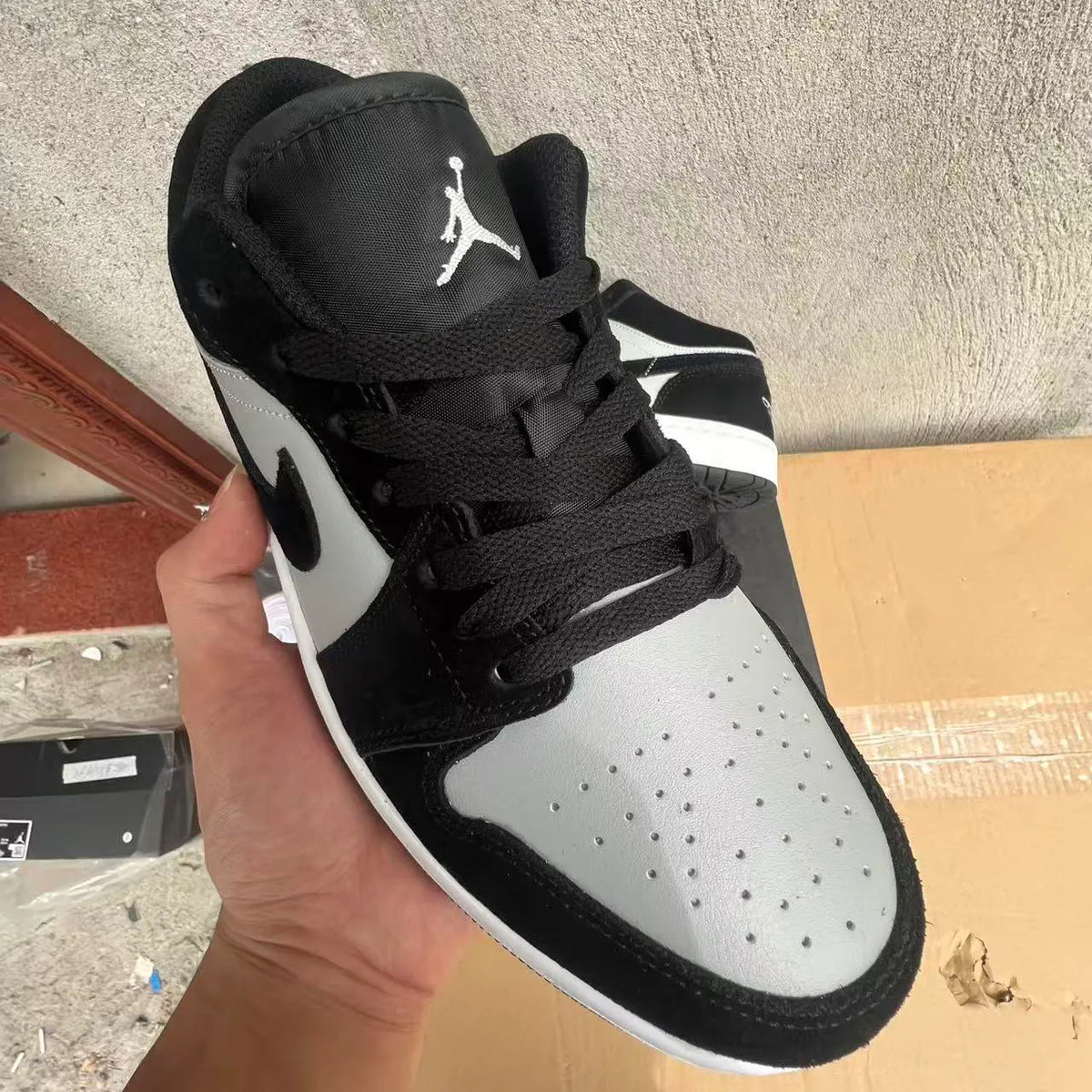 AJ 1 Low Smoke Grey V3 Shoes Sneakers – nk0005311 image 9
