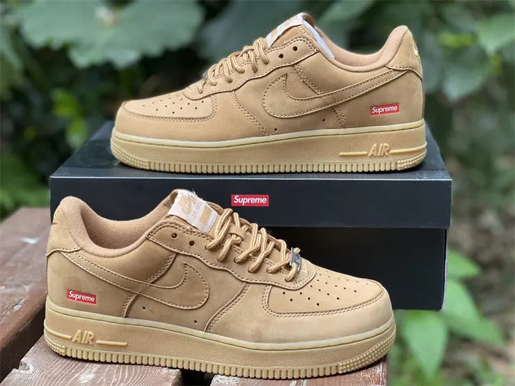 AF 1 Low SP Supreme Wheat Shoes Sneakers - nk0001960 image 3