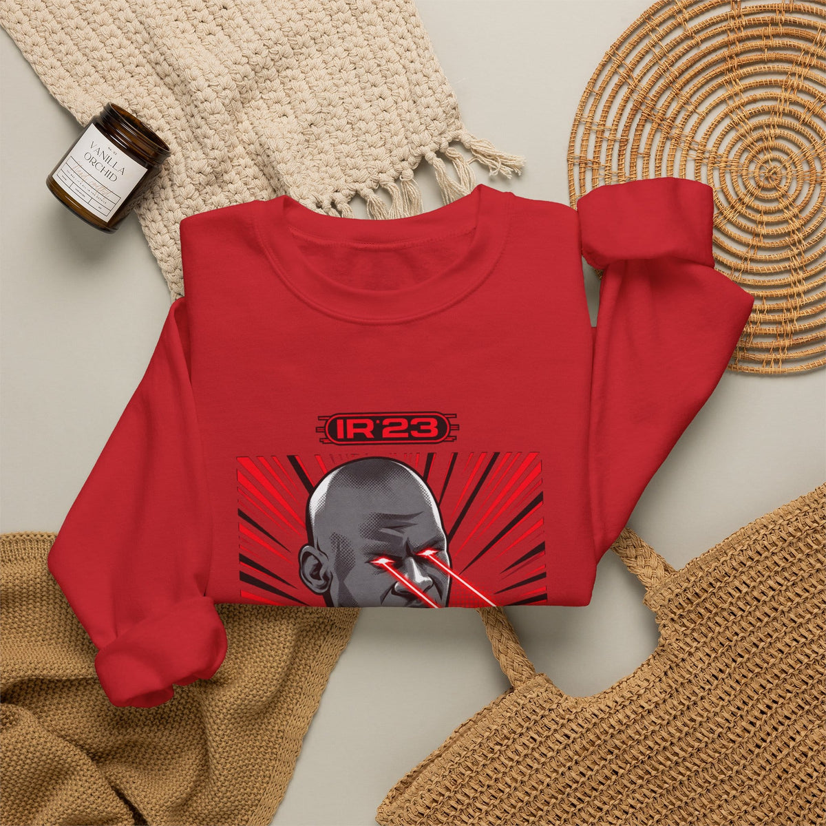 Graphic Print Crewneck Sweatshirt - POD0032 image 11