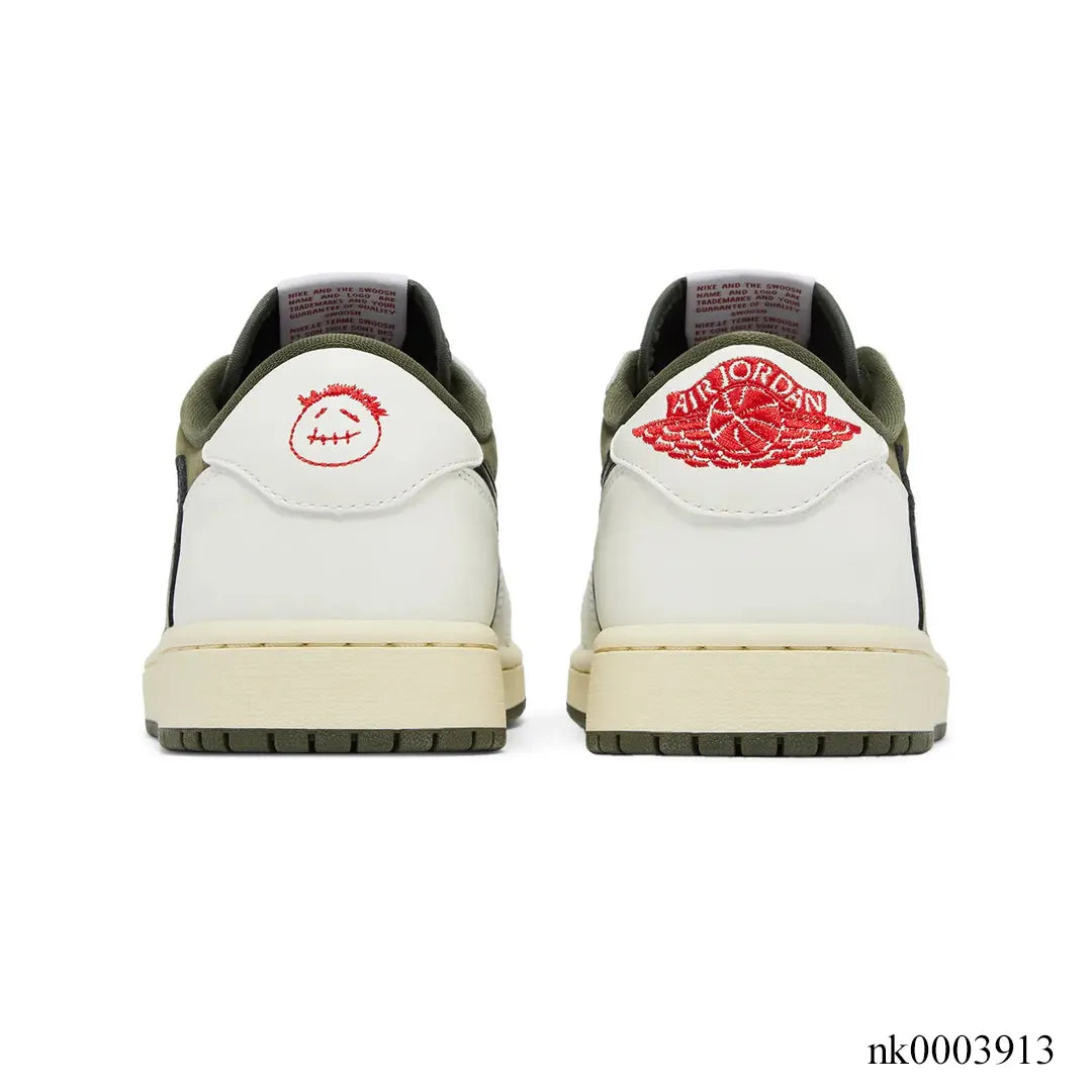 Travis Scott x AJ 1 Low Medium Olive Shoes Sneakers – nk0003913 image 3