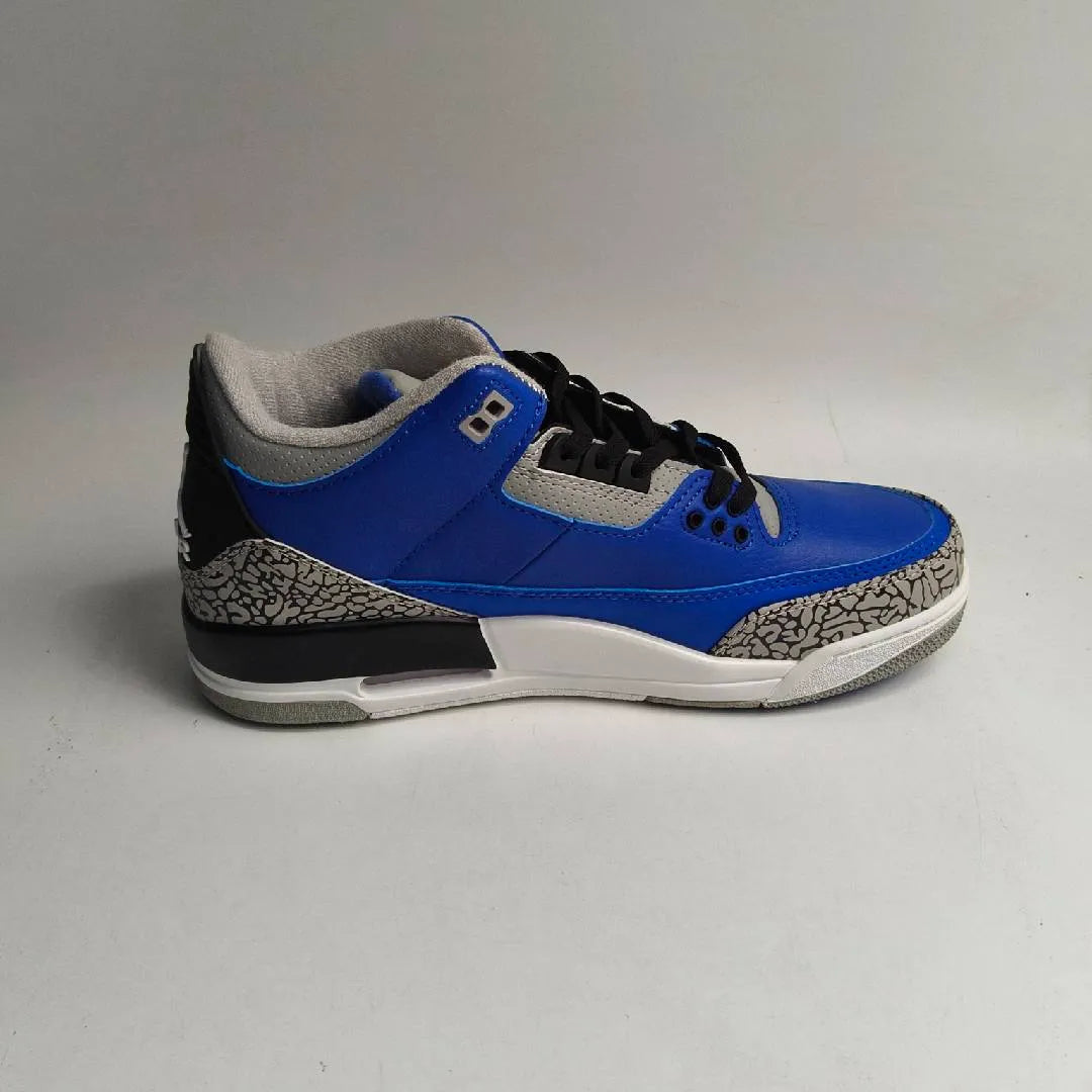 AJ 3 Retro Varsity Royal Cement Shoes Sneakers - nk0000759 image 2