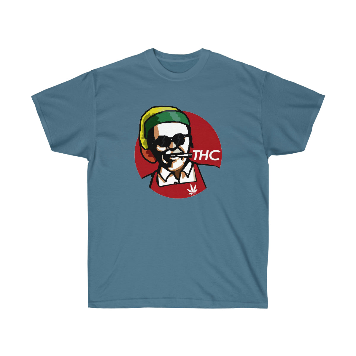 THC Red King Men T-Shirt - Indigo Blue, L image