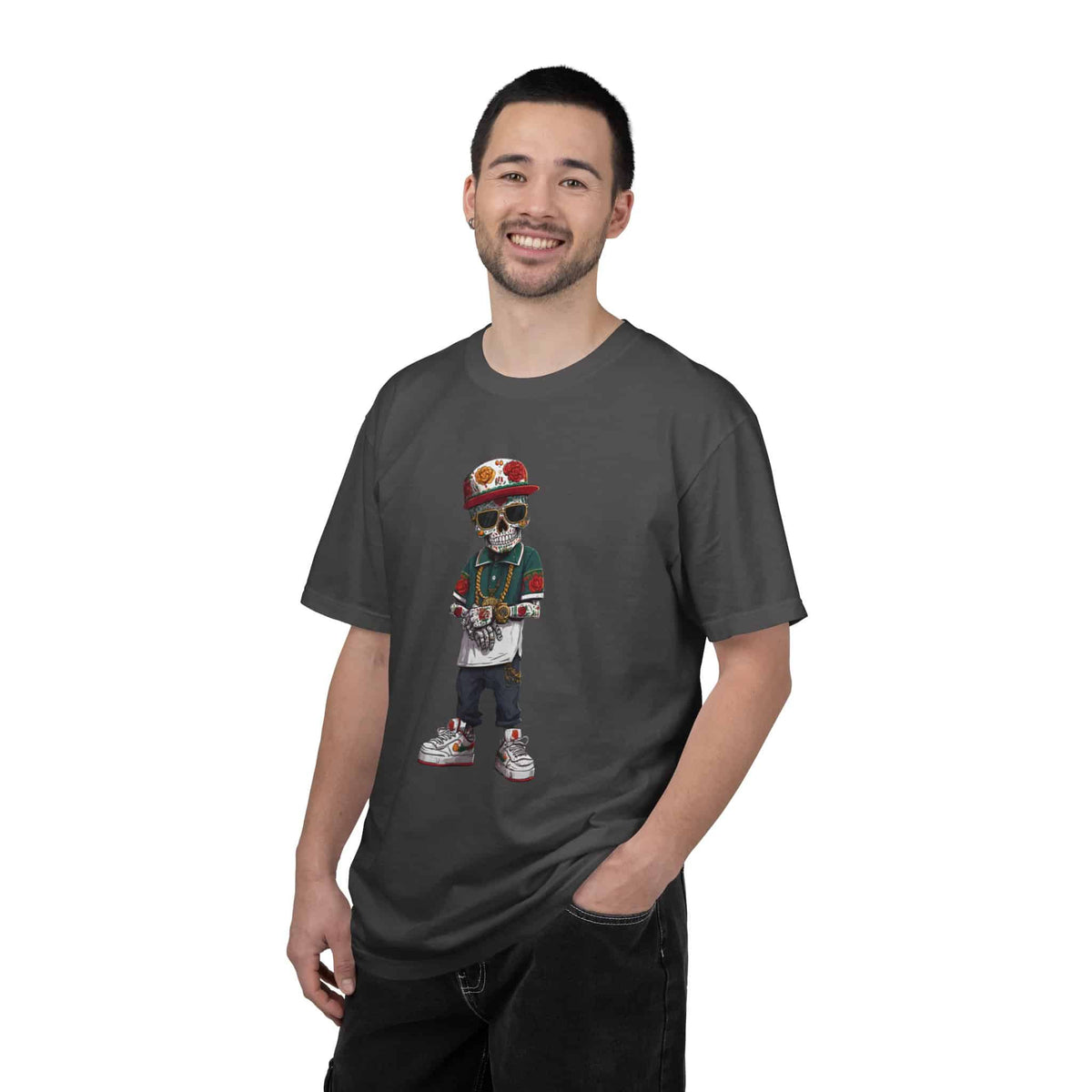 Skull Luxury Unisex Garment-Dyed T-shirt image 76