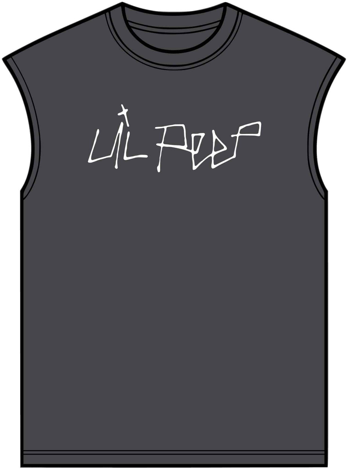 Lil Peep Unisex Garment-Dyed Muscle Tee image