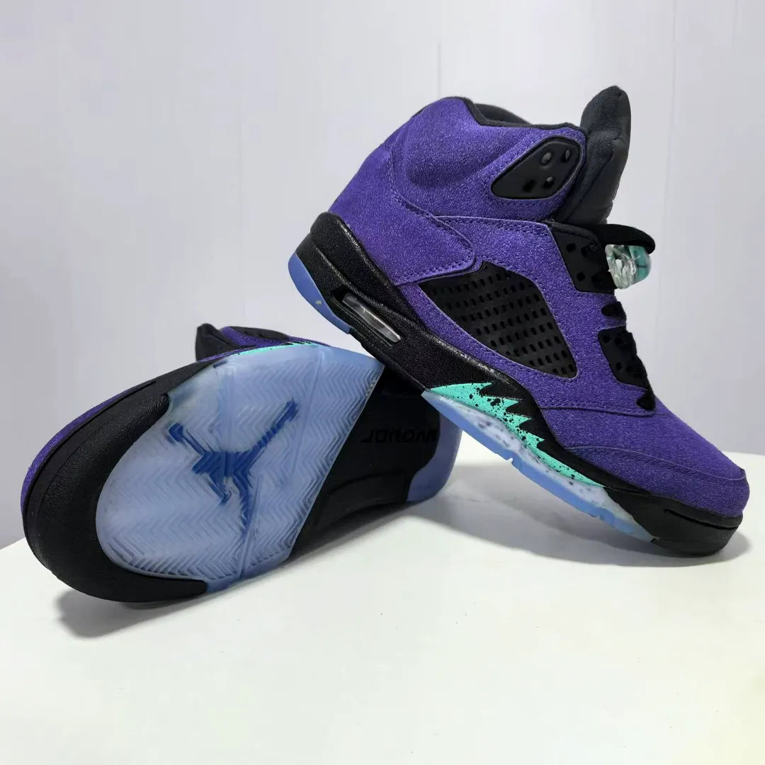 AJ 5 Retro Alternate Grape Shoes Sneakers - nk0000745 image 5