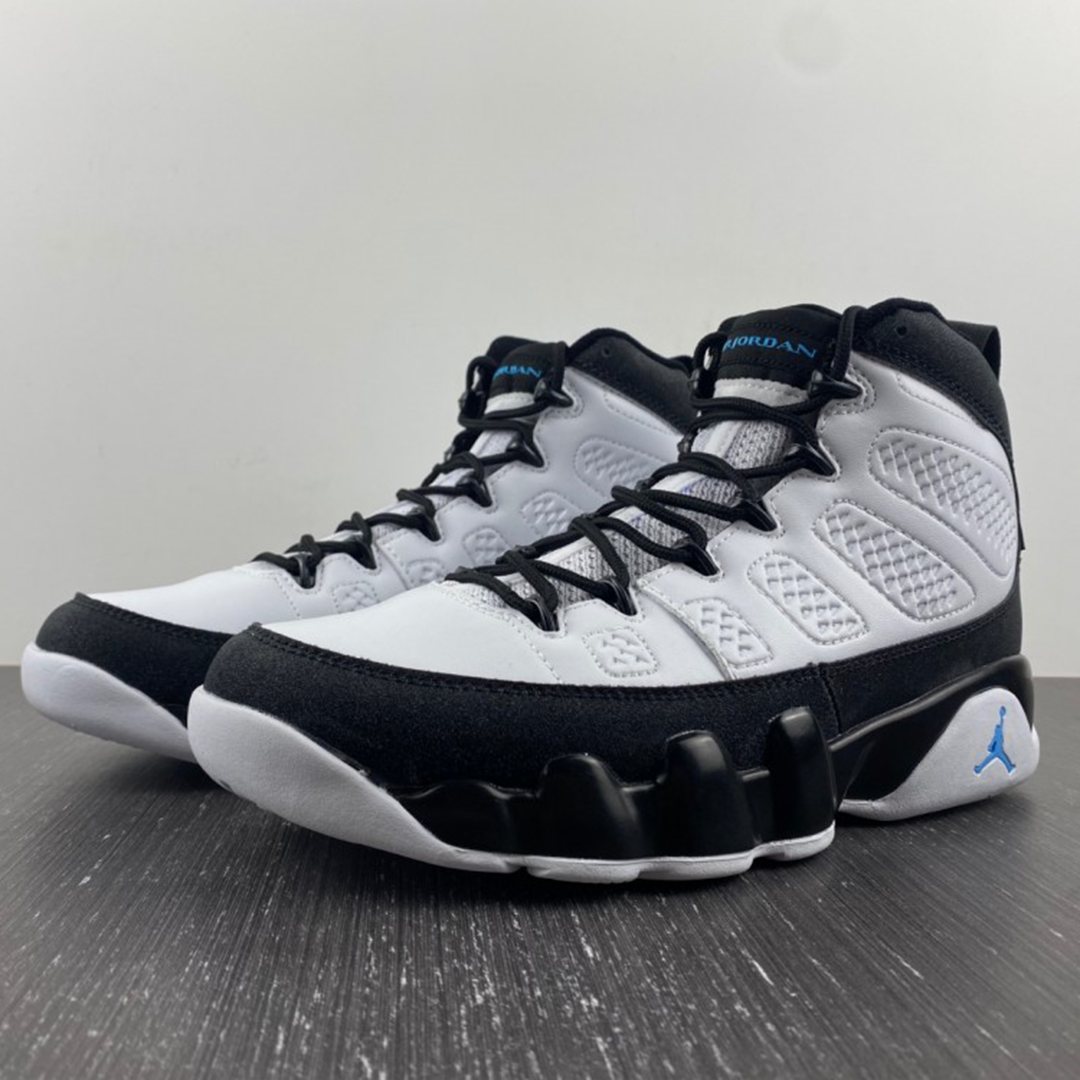 AJ 9 Black University Blue Shoes Sneakers - nk0000819 image 14
