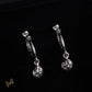 CH Cross Ball Flower Earrings - CH0155 image 3