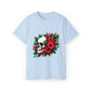 Flower Skull T-Shirt - Light Blue, S image