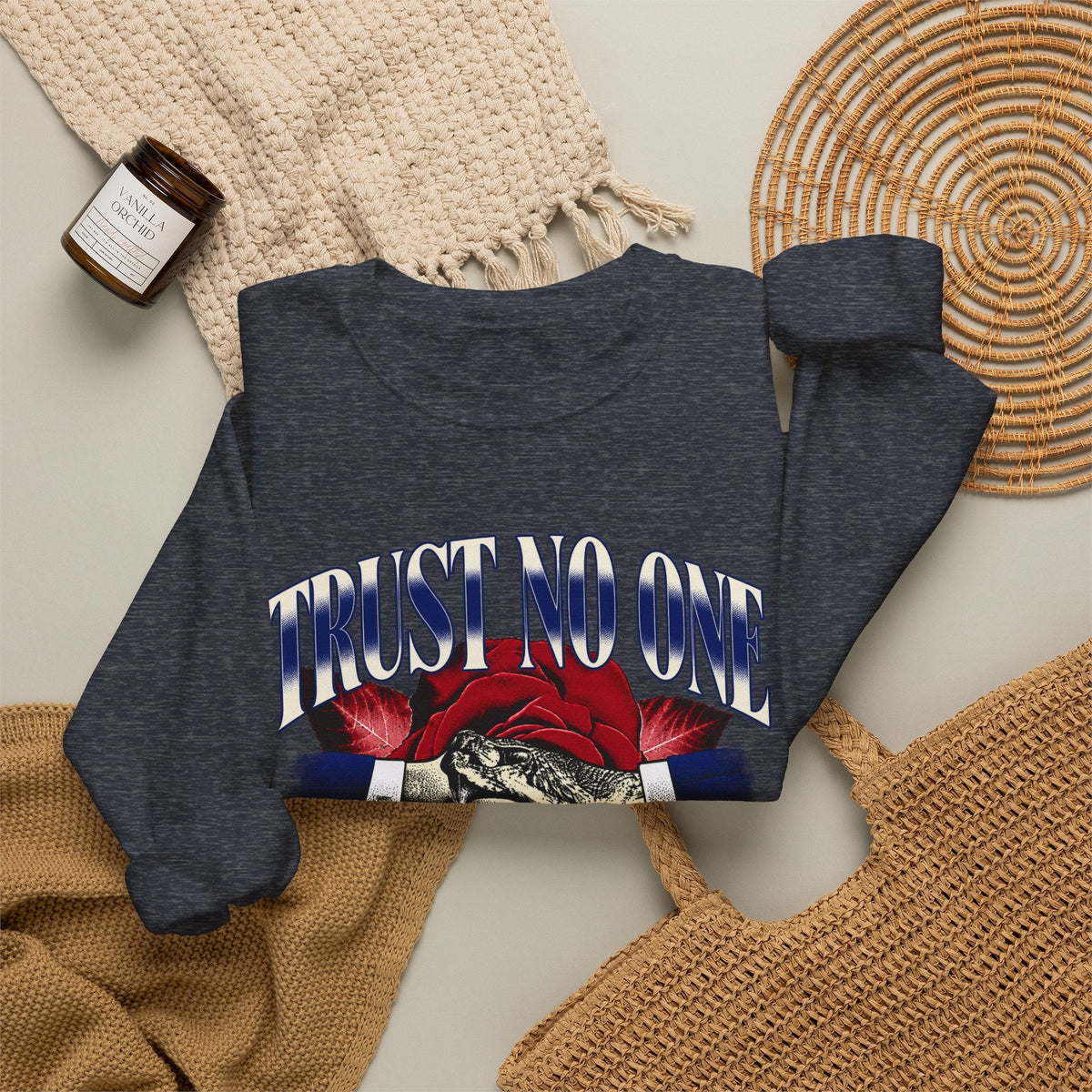 Graphic Print Crewneck Sweatshirt - POD0037 image 27