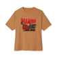 Graphic Print Unisex Oversized Boxy Tee – POD0035 - Toast, XL image