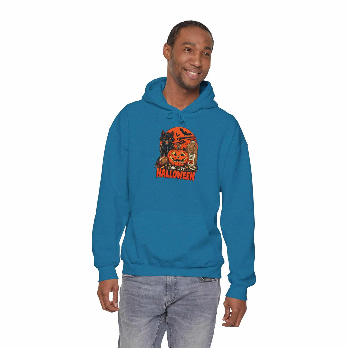 Midnight Cat Hooded Sweatshirt image 15