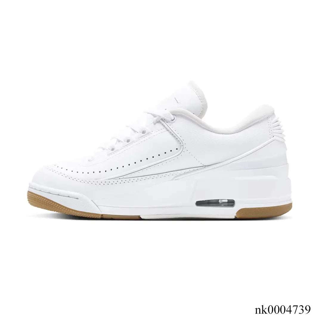 AJ 2/3 White Gum Shoes Sneakers - nk0004739 image 1