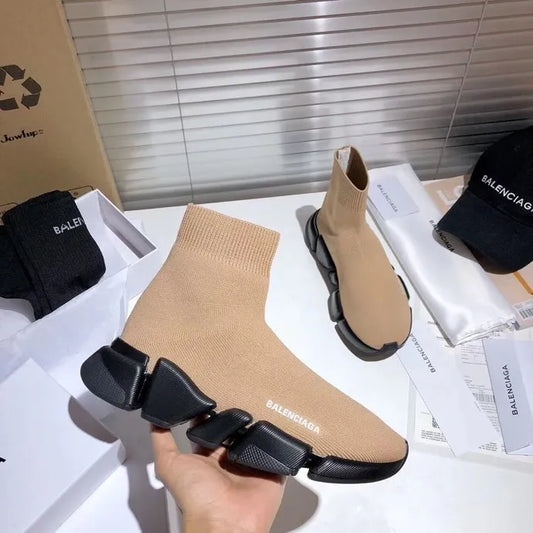 BLCG Speed 2.0 Recycled Knit Beige Black Shoes Sneakers - bl0000026 image 2