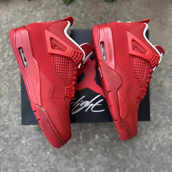 AJ 4 Triple Red Shoes Sneakers - nk0004844 image 8