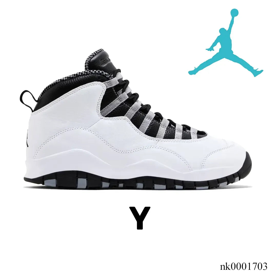 AJ 10 Retro Steel Shoes Sneakers - nk0001703 image