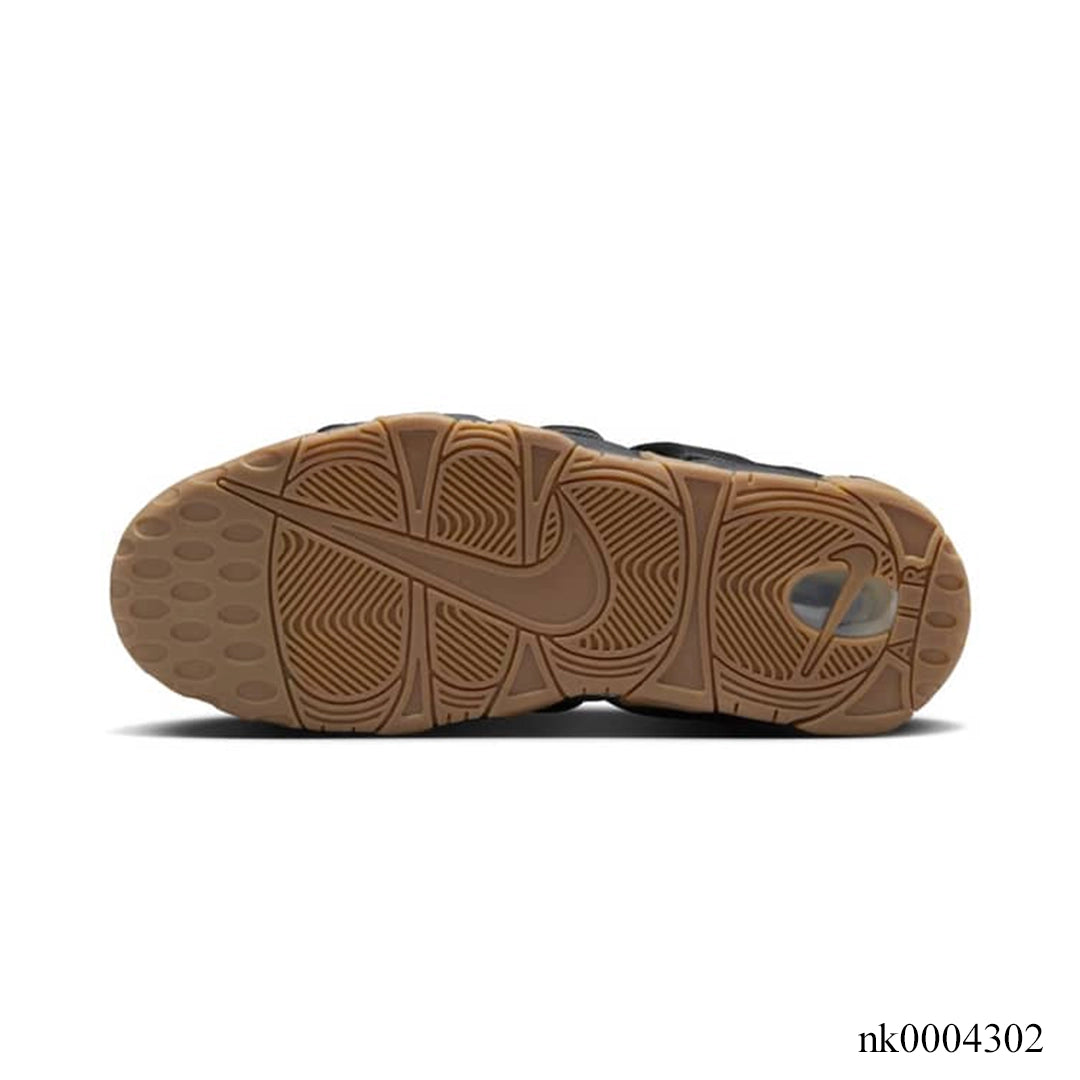 Air More Uptempo Low Black/Gum Shoes Sneakers - nk0004302 image 5