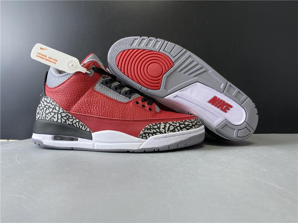 AJ 3 Retro SE Unite Fire Red Shoes Sneakers - nk0000757 image 9