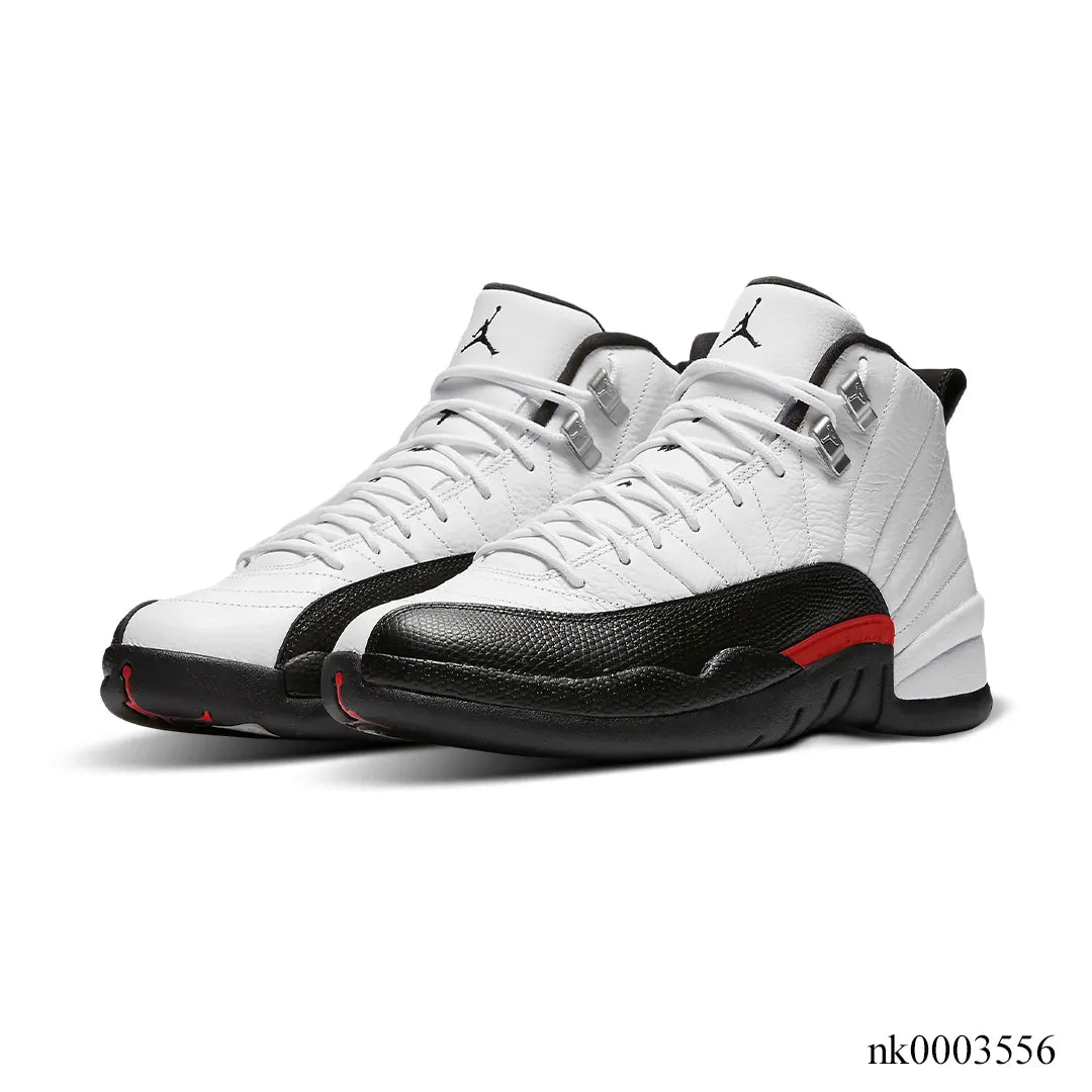 AJ 12 Red Taxi Shoes Sneakers - nk0003556 image 1