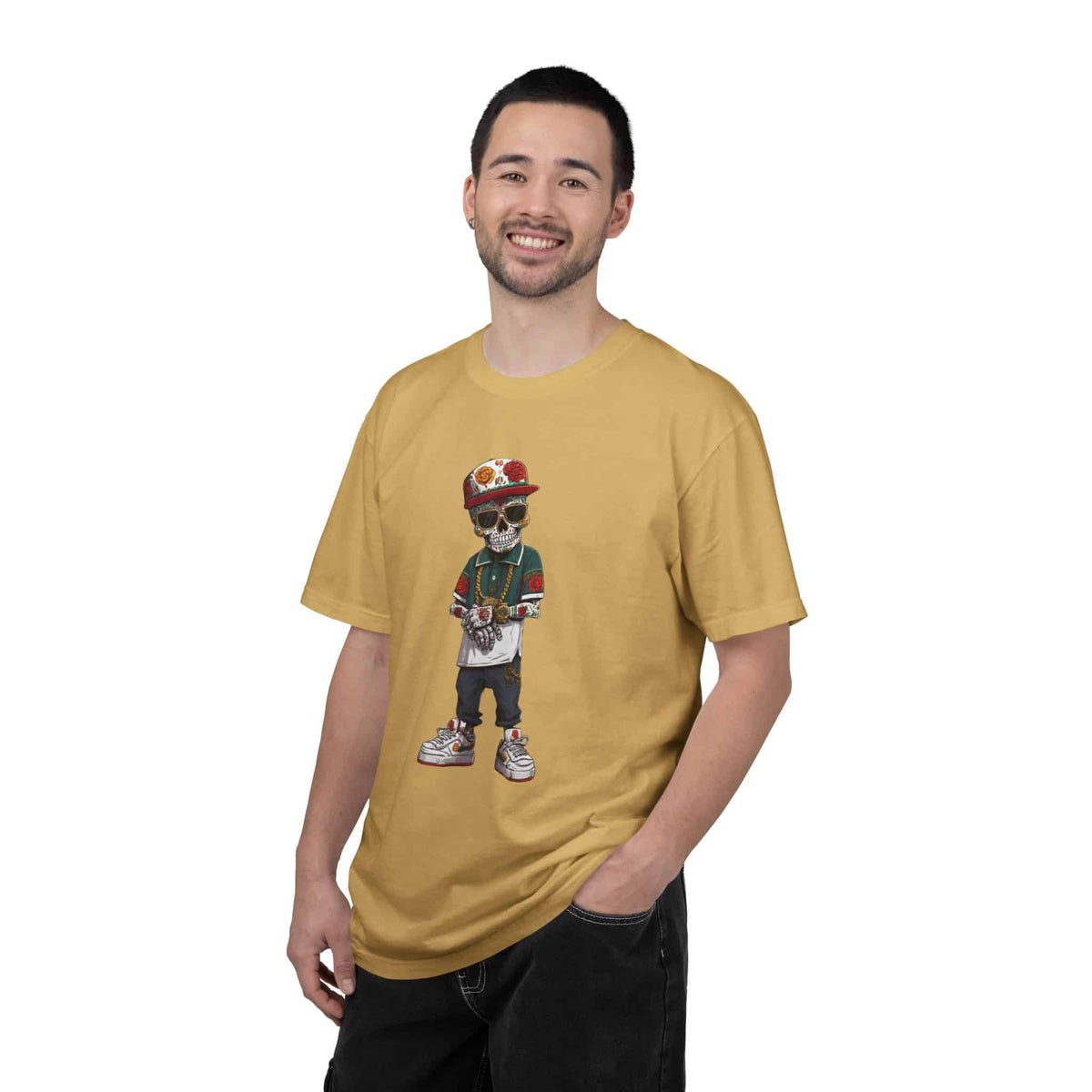 Skull Luxury Unisex Garment-Dyed T-shirt image 34