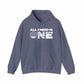 ALL_I_NEED_IS Unisex Heavy Blend™ Hooded Sweatshirt - 2XL, Heather Navy image