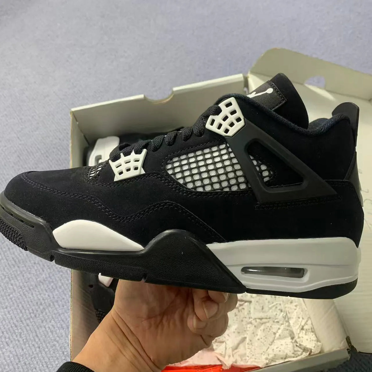 AJ 4 Retro 'White Thunder' Shoes Sneakers - nk0004855 image 2