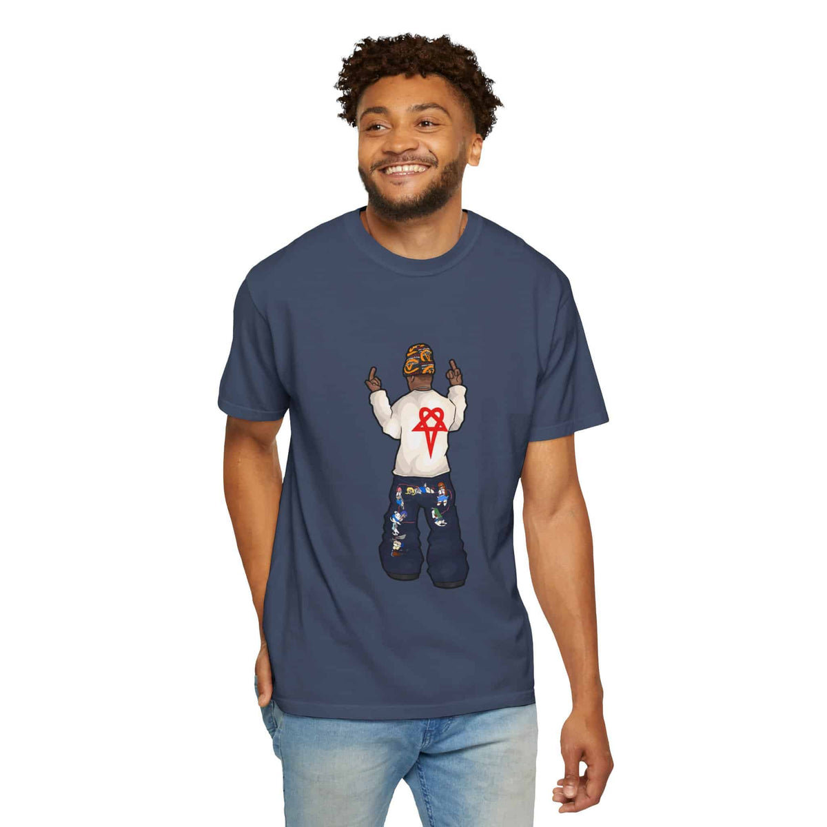 Rebel Attitude Unisex Garment-Dyed T-shirt image 75