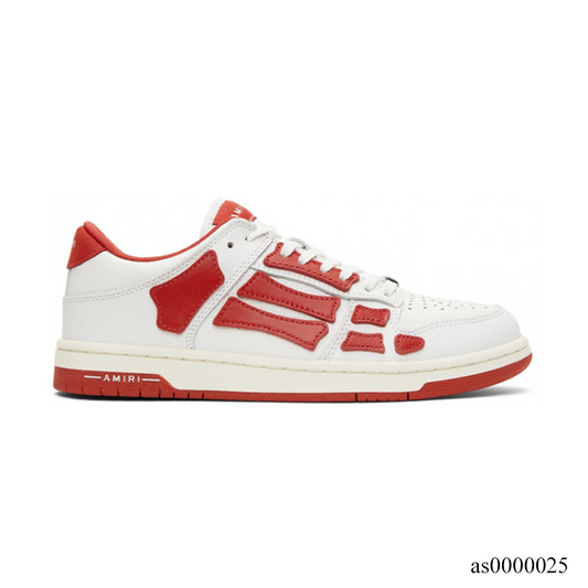 AMR Skel Top Low White Red Shoes Sneakers - as0000025 image 0