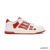 AMR Skel Top Low White Red Shoes Sneakers - as0000025 image 0