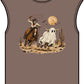 Halloween Cowboy Unisex Garment-Dyed Muscle Tee image