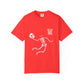 Halloween Basketball Skeleton Unisex Garment-Dyed T-shirt image