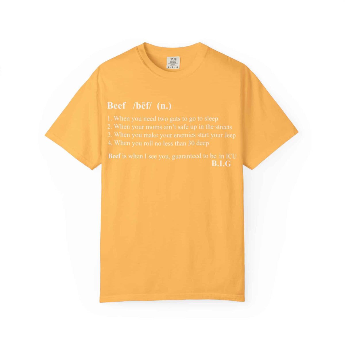 Beef Definition Unisex Garment-Dyed T-shirt image 16