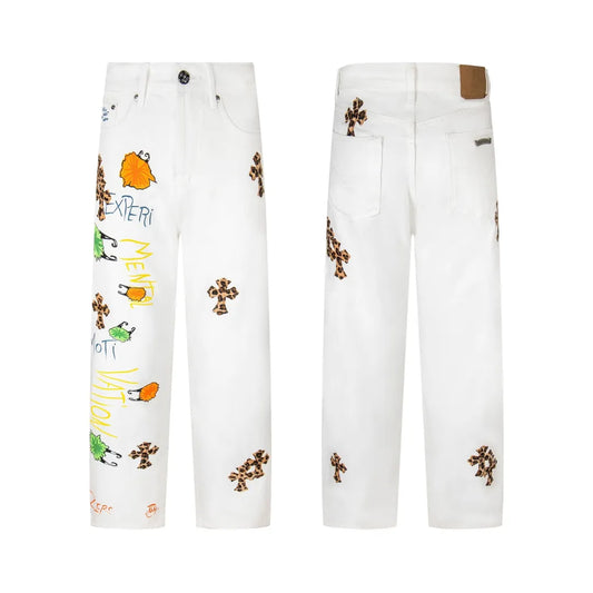 CH Cross Patch Jeans - CH0123 image 2