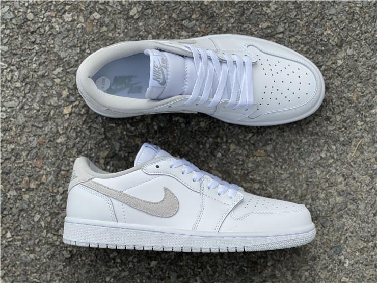 AJ 1 Low OG Neutral Grey Shoes Sneakers - nk0001623 image 4
