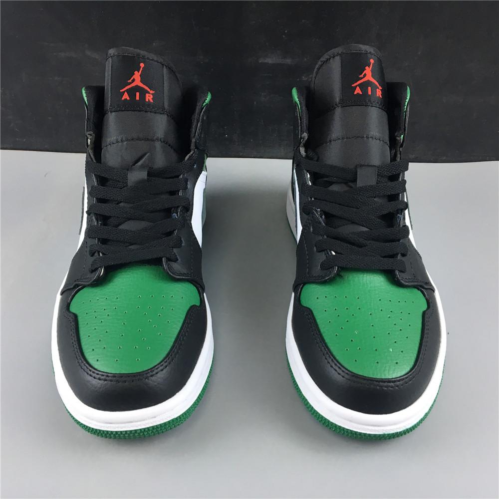 AJ 1 Mid Green Toe Shoes Sneakers - nk0000120 image 8