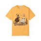 Halloween Basketball Skeleton Unisex Garment-Dyed T-shirt image
